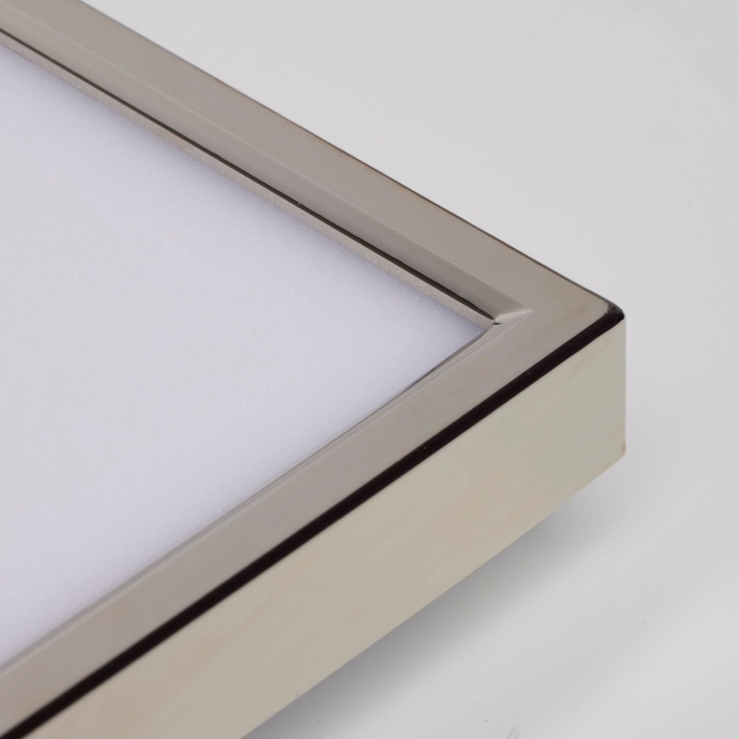 31.5W; 17" Flush Mount LED Fixture; Square Shape; Polished Nickel Finish
