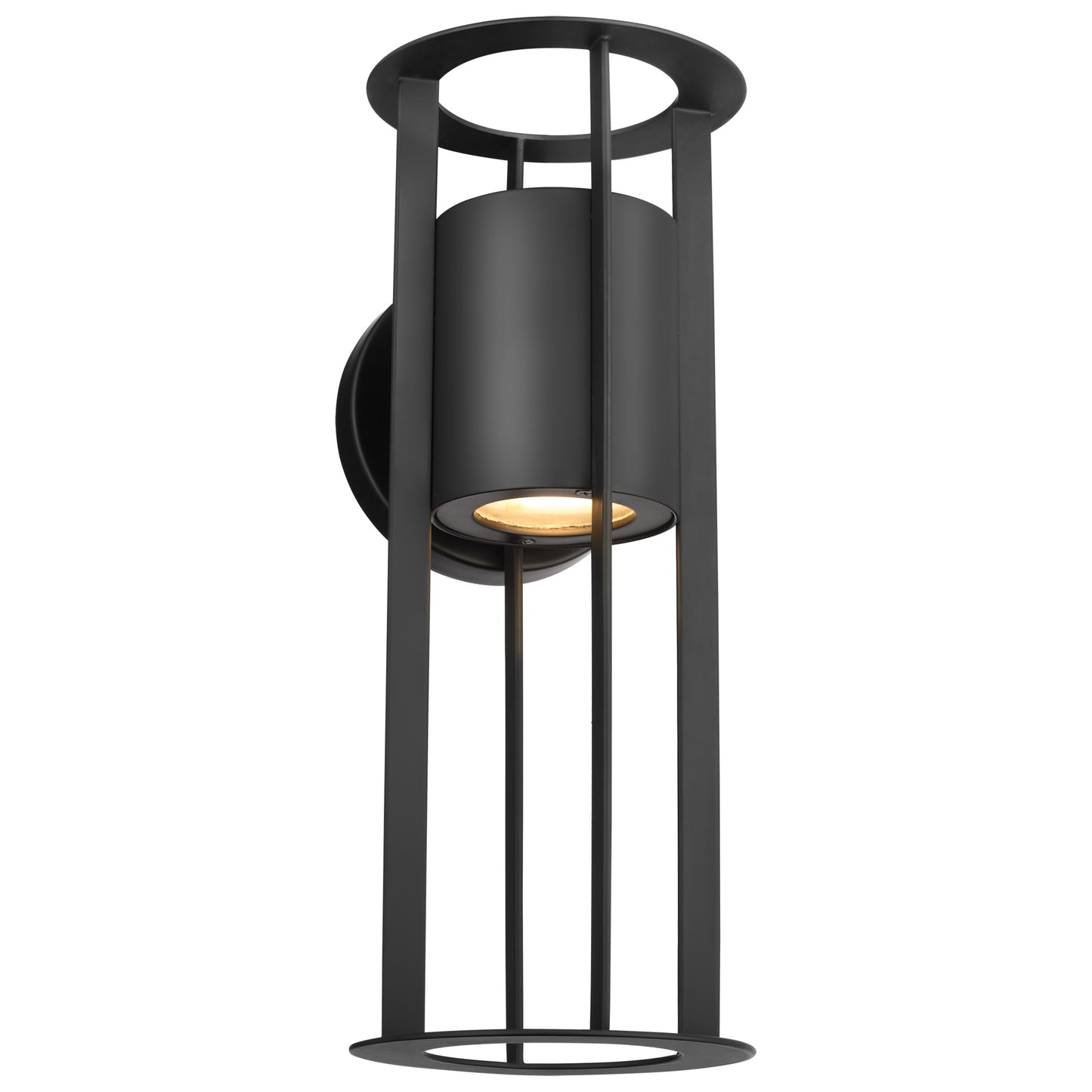 Continuum - 10W LED Small Wall Lantern - Matte Black Finish