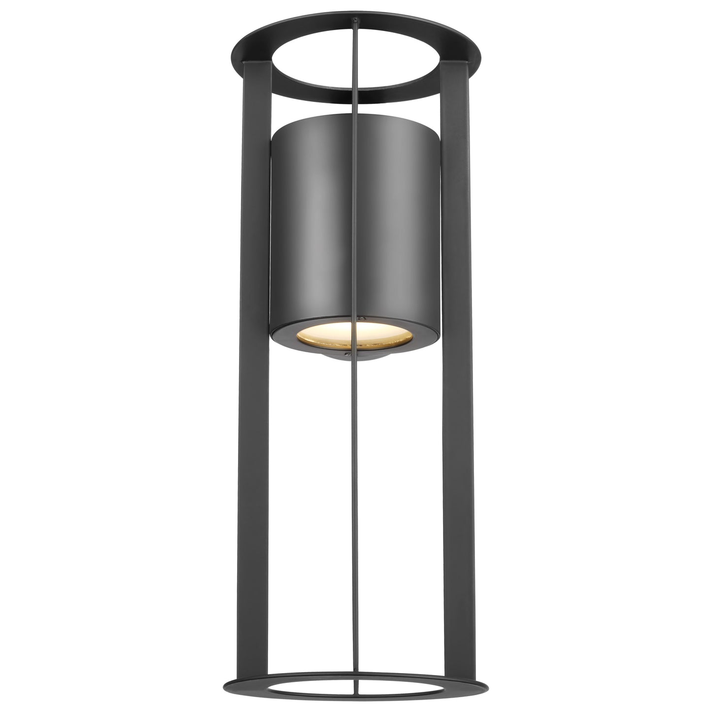 Continuum - 15W LED Medium Outdoor Wall Lantern - Matte Black Finish