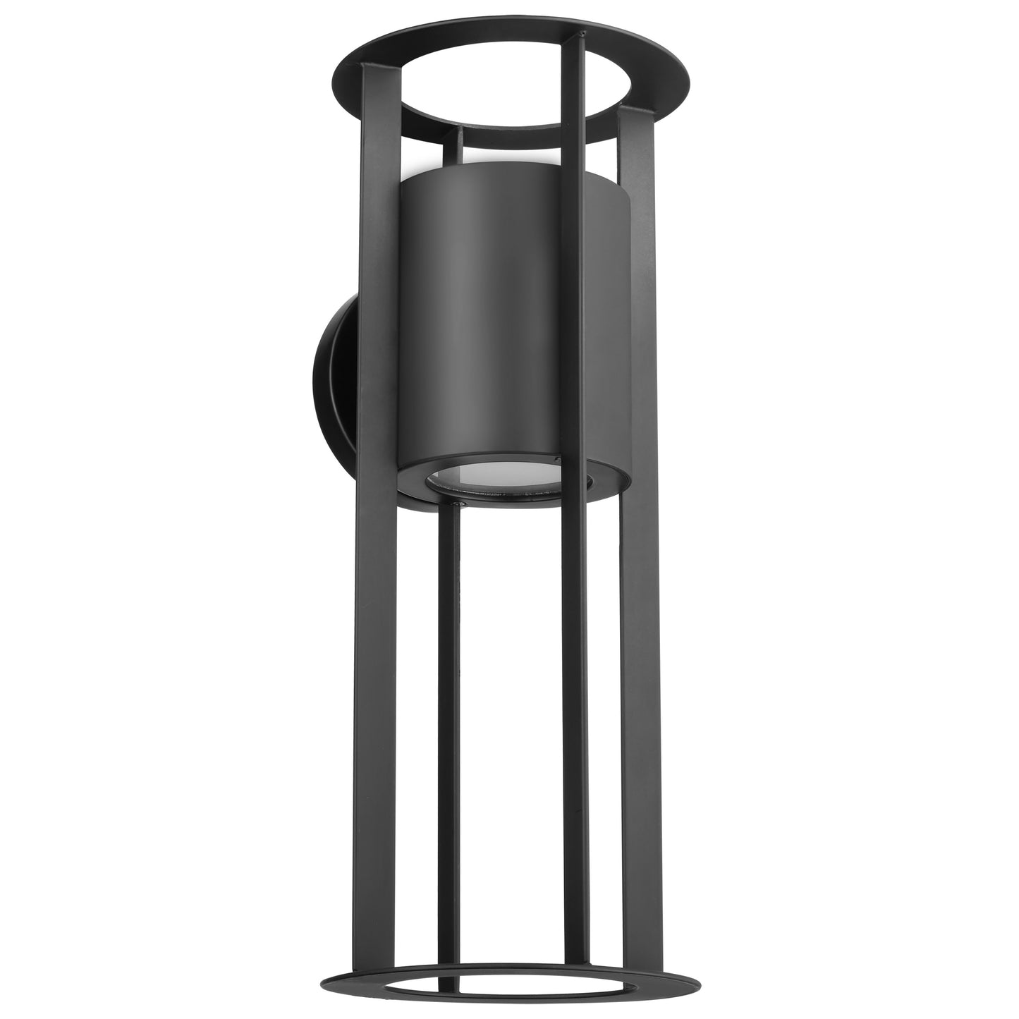 Continuum - 15W LED Medium Outdoor Wall Lantern - Matte Black Finish