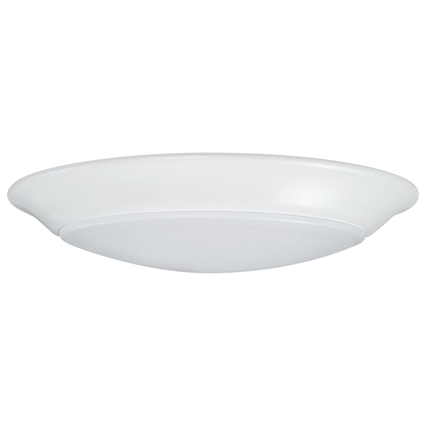 7" LED Disk Light; 5000K; 6 Unit Contractor Pack; White Finish