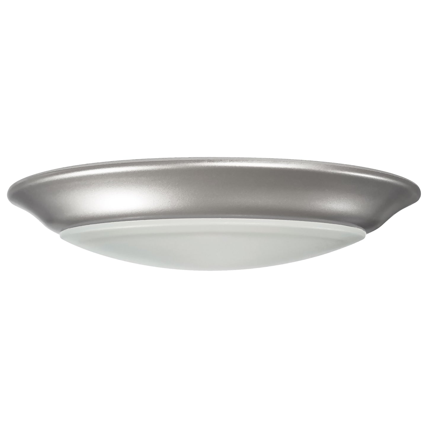 7" LED Disk Light; 3000K; 6 Unit Contractor Pack; Brushed Nickel Finish