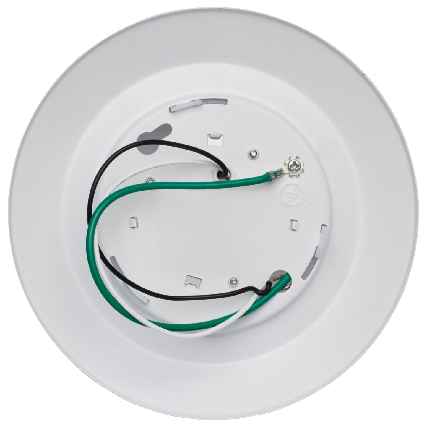 6" LED Flush Mount Fixture; Disk Light; Round; 10W; 3000K; White Finish; 24pk