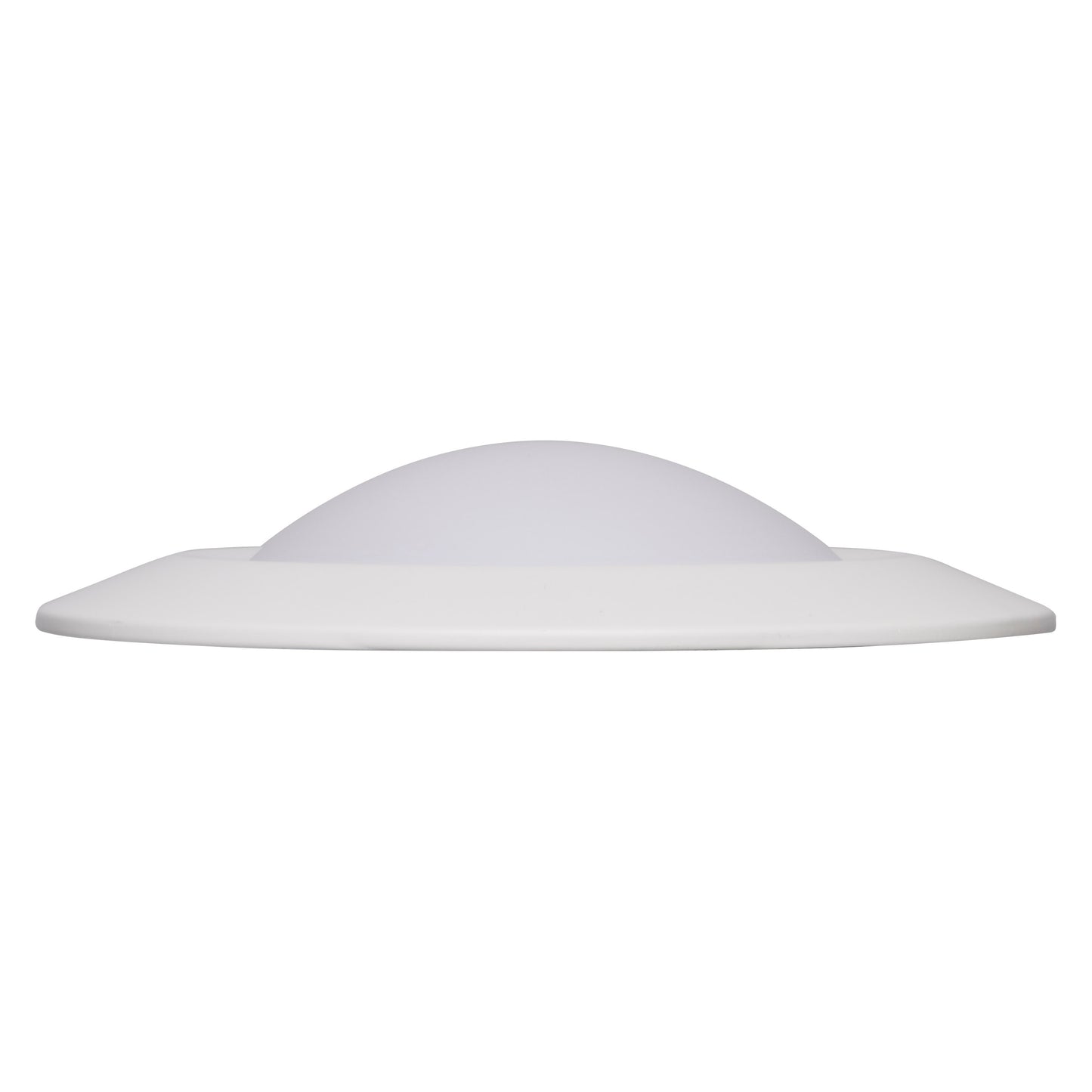 7.5" LED Flush Mount Fixture; Disk Light; Round; 13W; 3000K; White Finish; 12pk