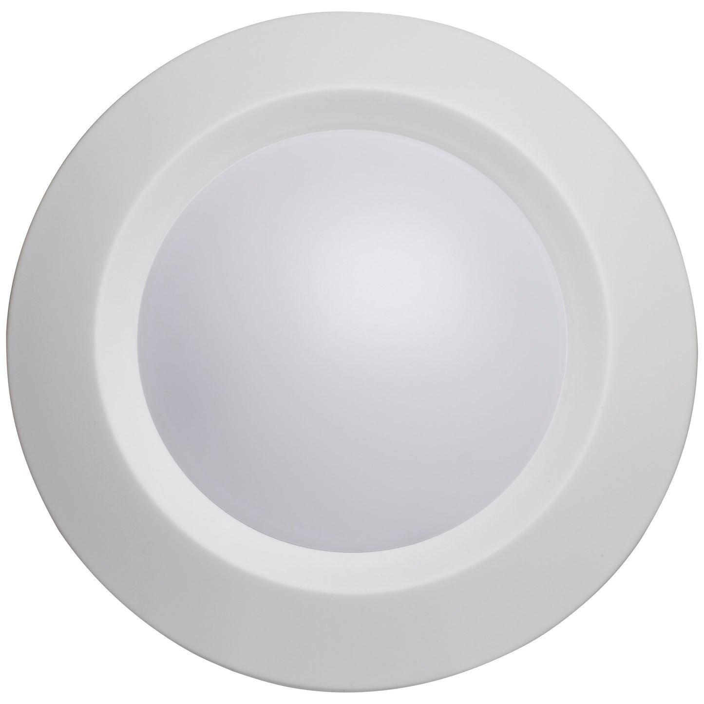9" LED Flush Mount Fixture; Disk Light; Round; 17W; 3000K; White Finish; 12pk