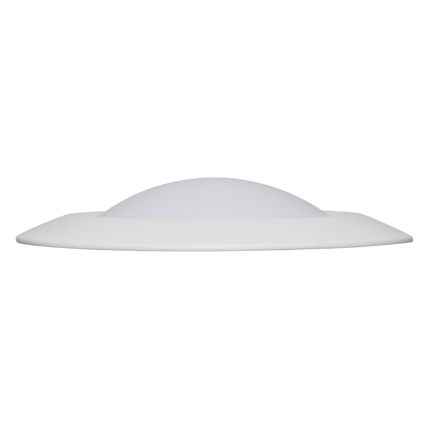 9" LED Flush Mount Fixture; Disk Light; Round; 17W; 3000K; White Finish; 12pk