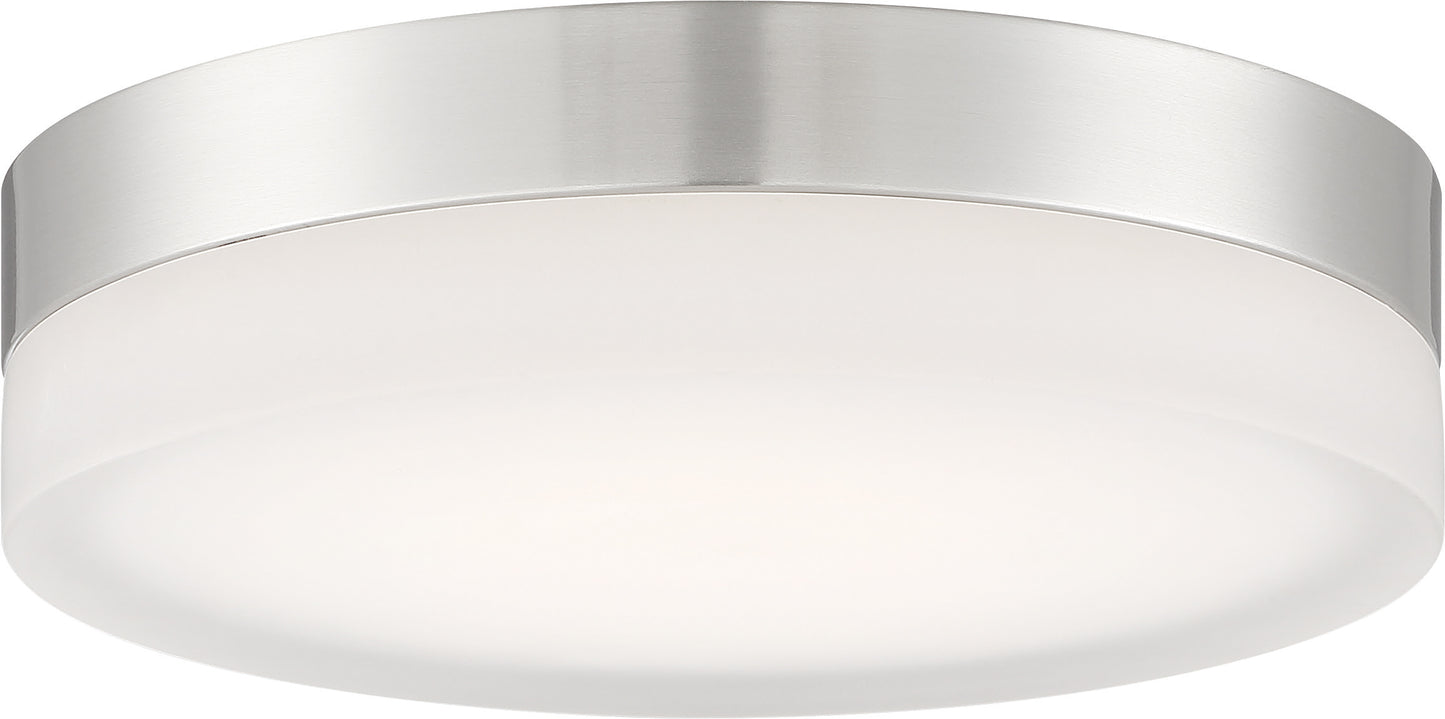 Pi - 11"- LED Flush - Brushed Nickel Finish