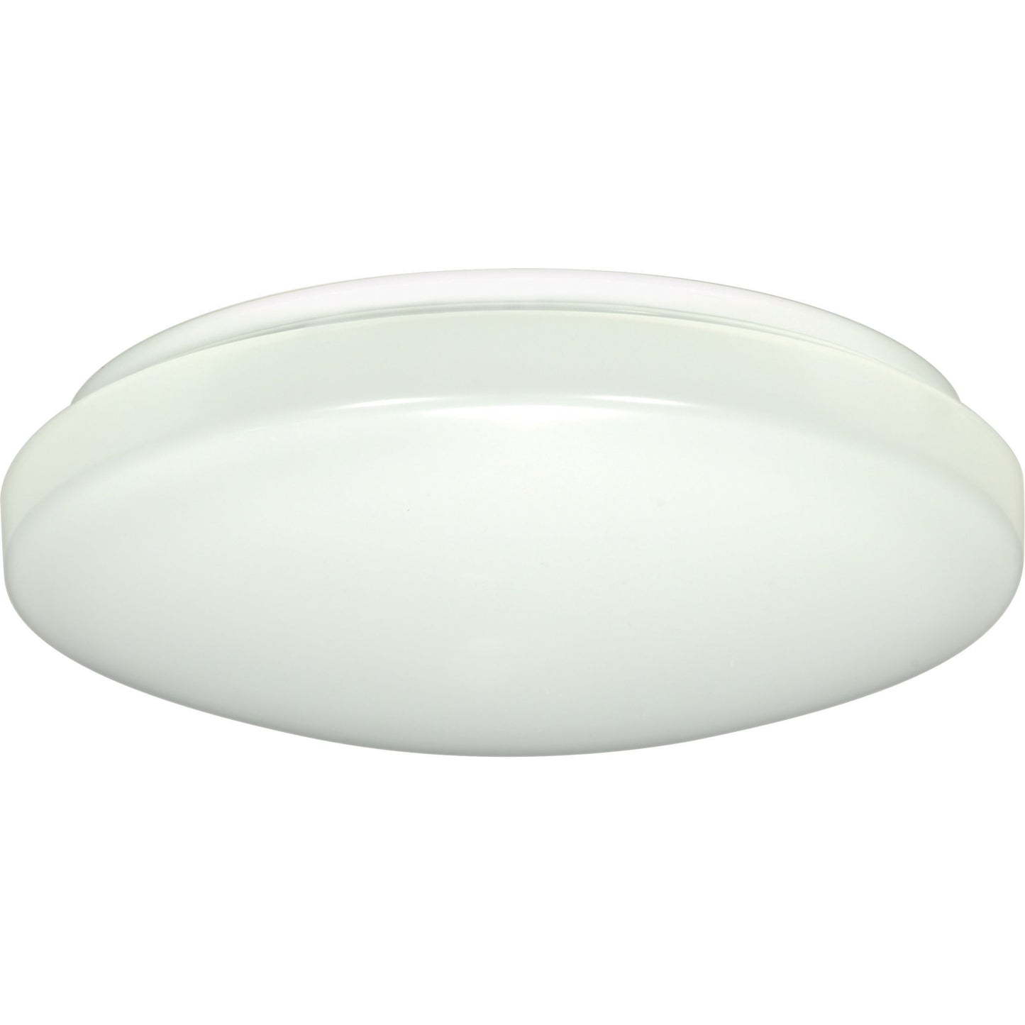 11" Flush Mounted LED Light Fixture with Occupancy Sensor - White Finish
