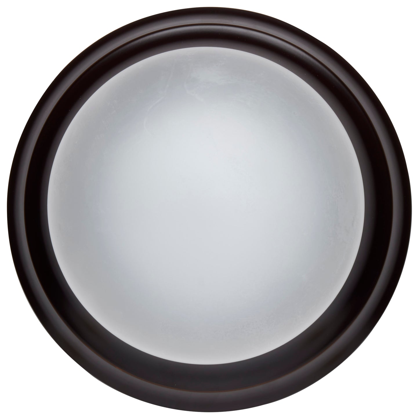 12'' - LED Flush with Frosted Glass- Mahogany Bronze Finish- 120-277V