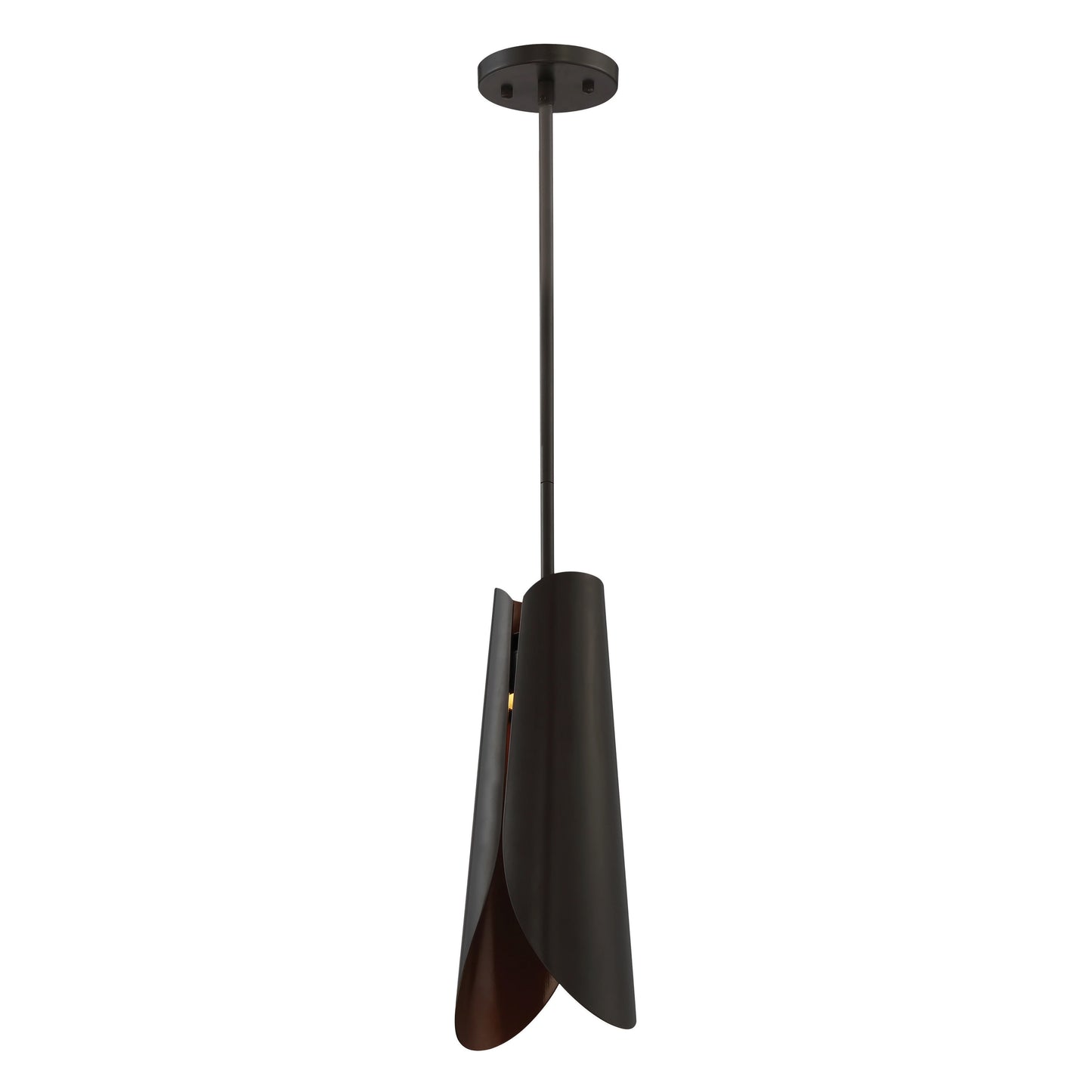 Thorn - Small LED Pendant; Bronze with Copper Accents Finish