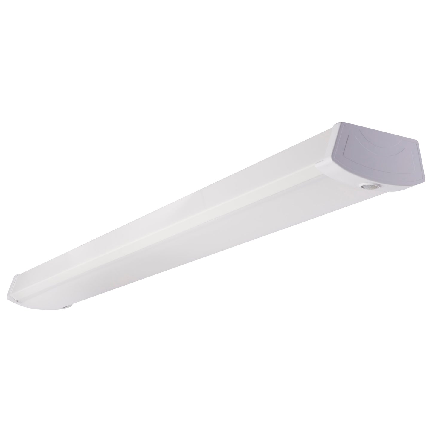 LED 4 ft.- Ceiling Wrap with Motion Sensor - 40W - 3000K - White Finish - 120-277V