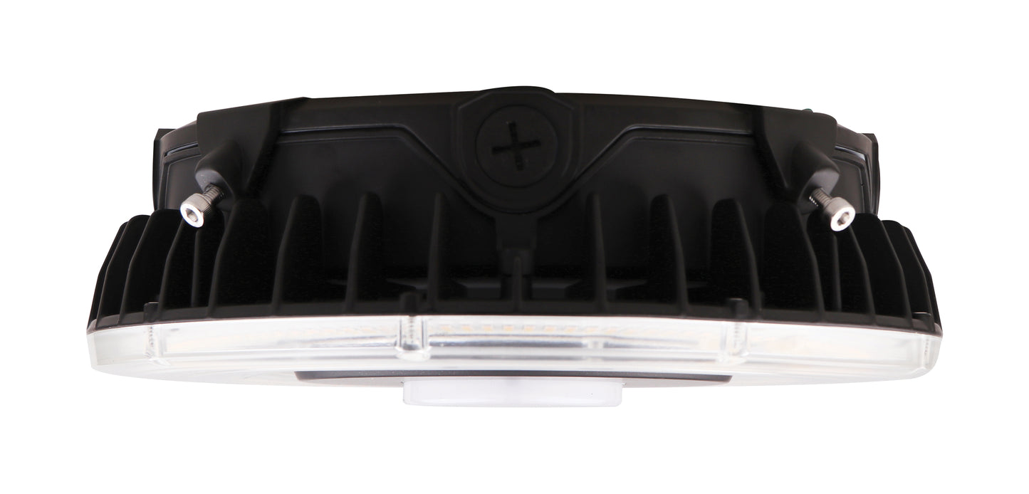 LED Canopy Fixture; 100W; CCT Selectable; Bronze Finish; 100-277 Volt