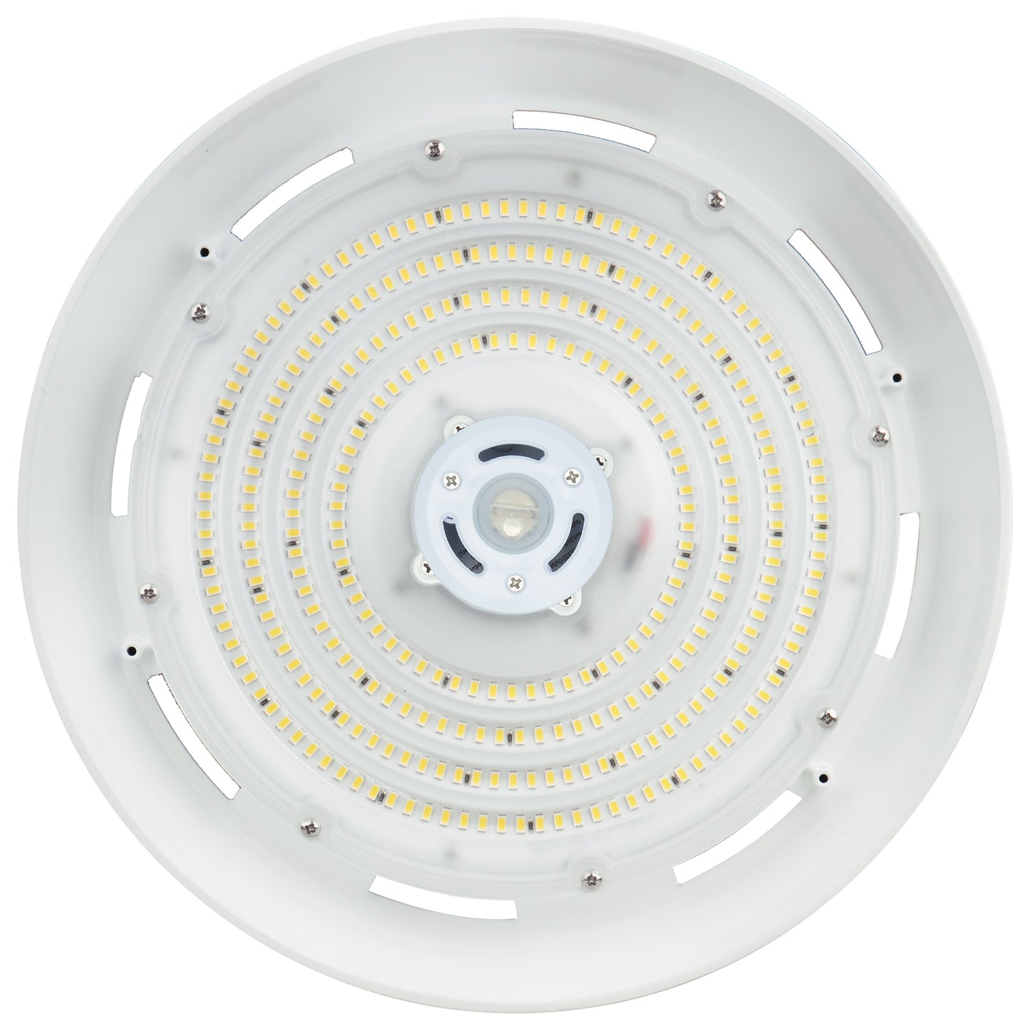 100W UFO LED High Bay; 14400 Lumens; 5000K; 120-277 Volt; 0-10V Dimmable; White Finish