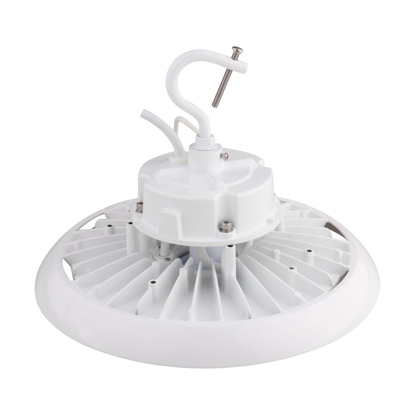 240W UFO LED High Bay; 33360 Lumens; 4000K; 120-277 Volt; 0-10V Dimmable; White Finish