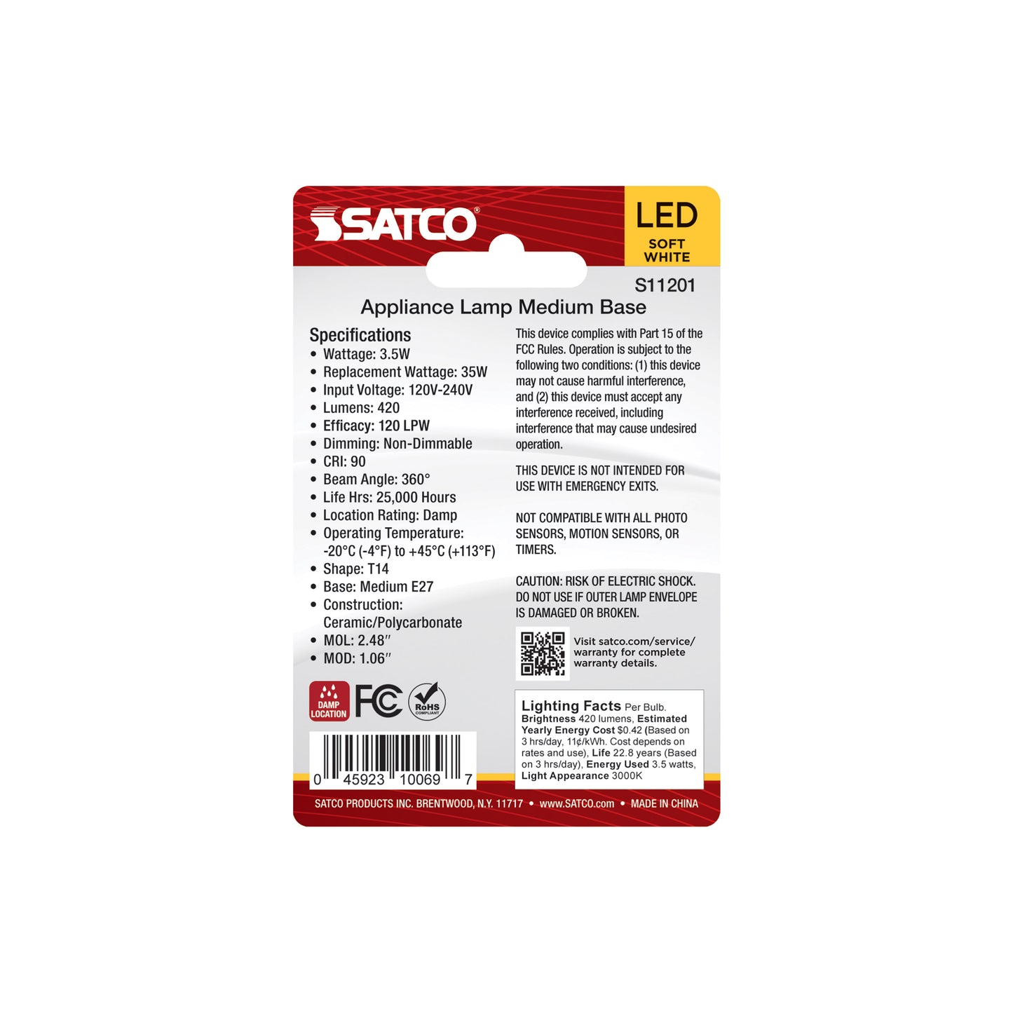 3.5T14/CL/930/120-240V/E27/CD