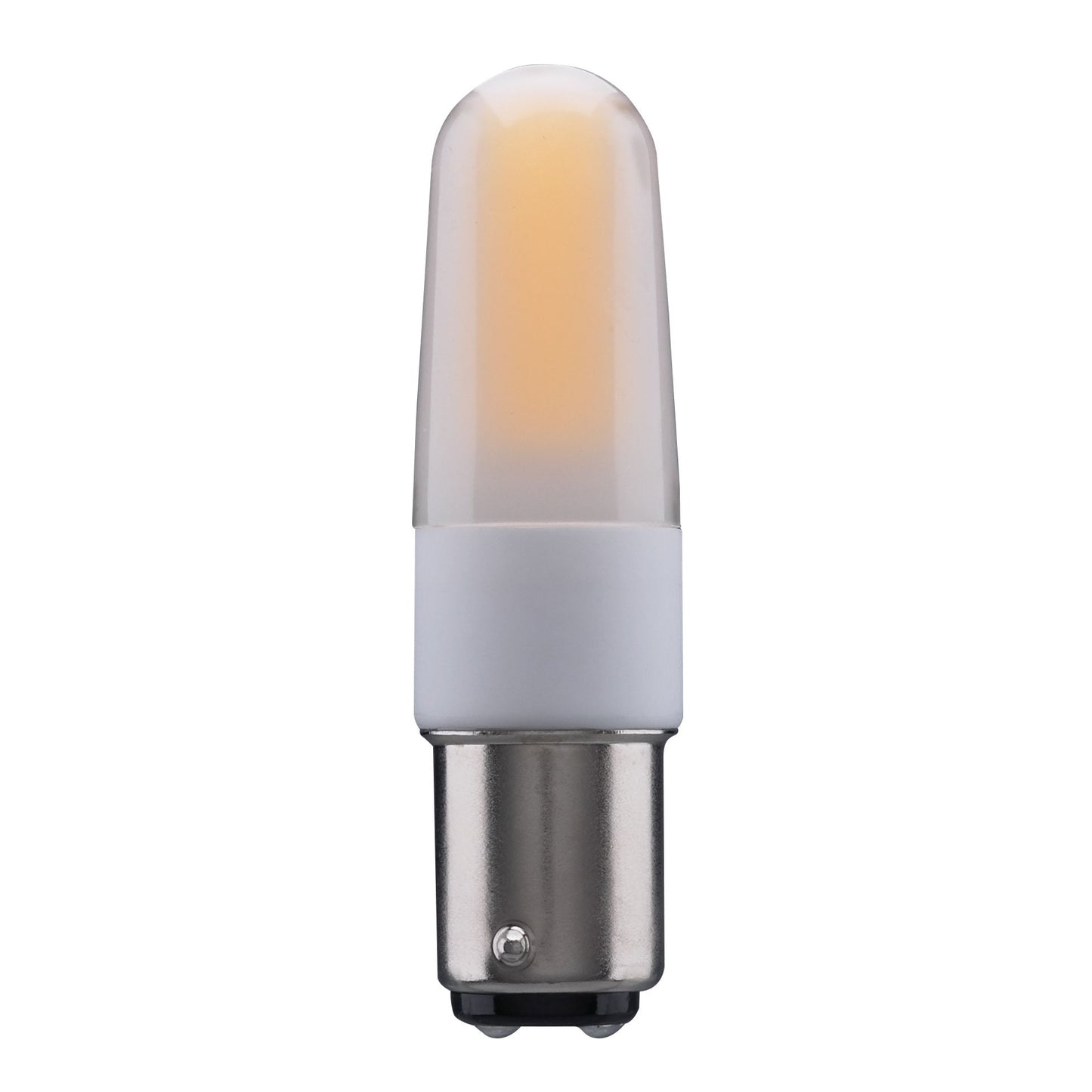 4 Watt; LED; 5000K; Frosted; Double Contact Bayonet base; 120-130 Volt