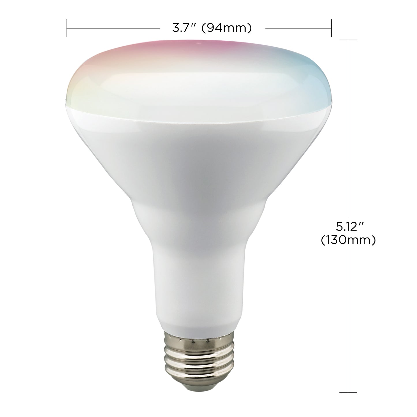 9.5 Watt; BR30 LED; RGB & Tunable White; Starfish IOT; 120 Volt; 760 Lumens