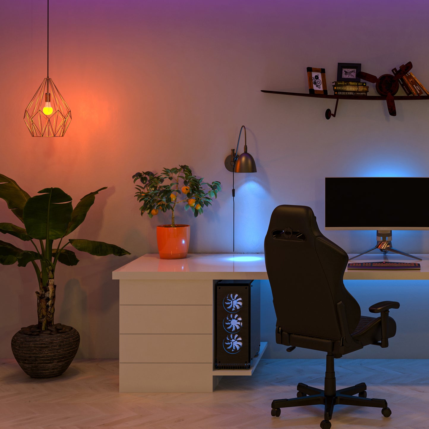 10 Watt; A19 LED; RGB & Tunable White; Starfish IOT; 120 Volt; 800 Lumens; 2-Pack