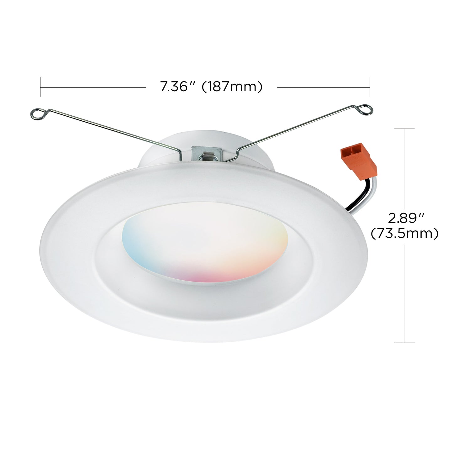 Starfish Retrofit 5-6" WiFi Smart LED, 10 Watt, RGBW & Tunable White Recessed Downlight