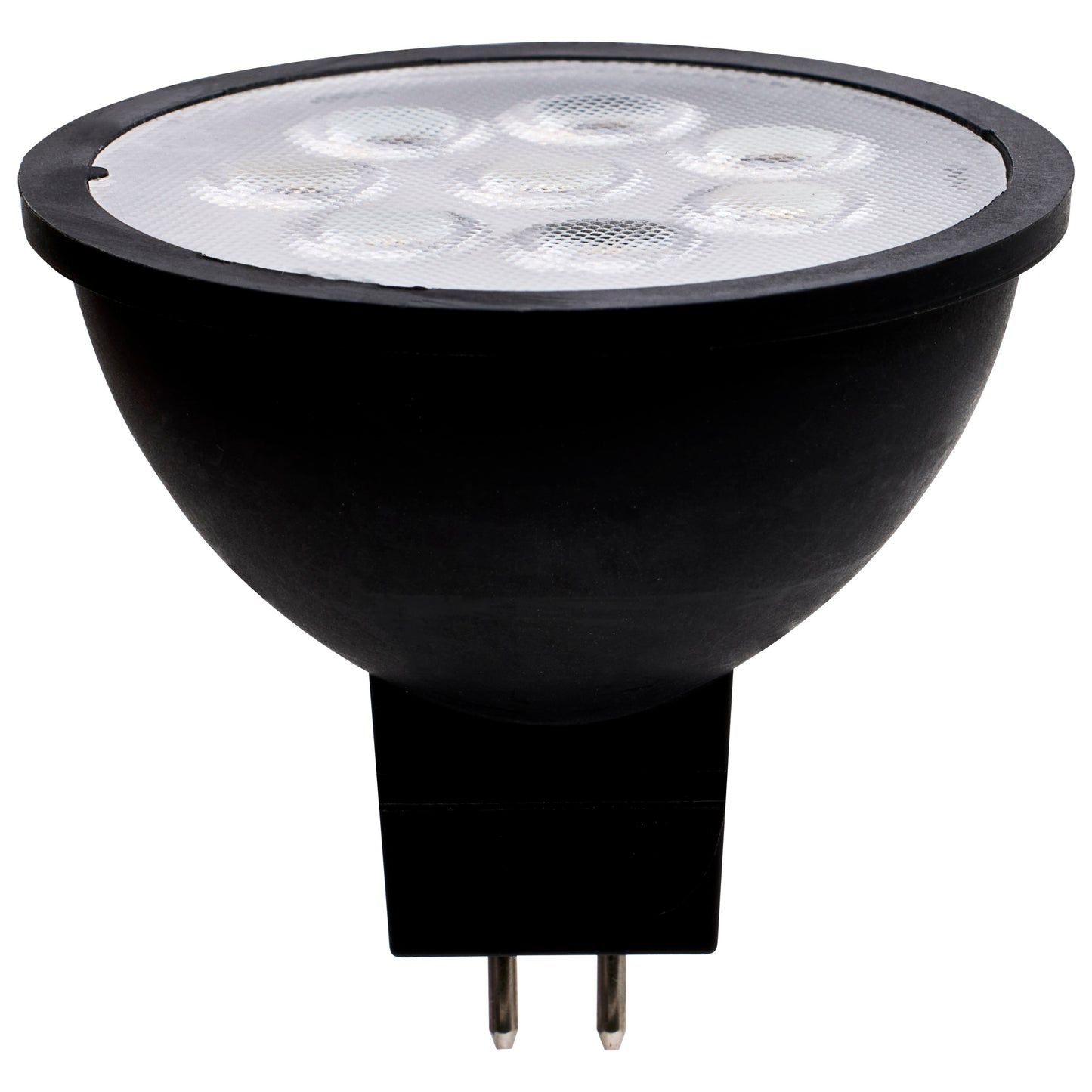 6.5 Watt MR16 LED; Black Finish; 5000K; GU5.3 Base; 500 Lumens; 12 Volt