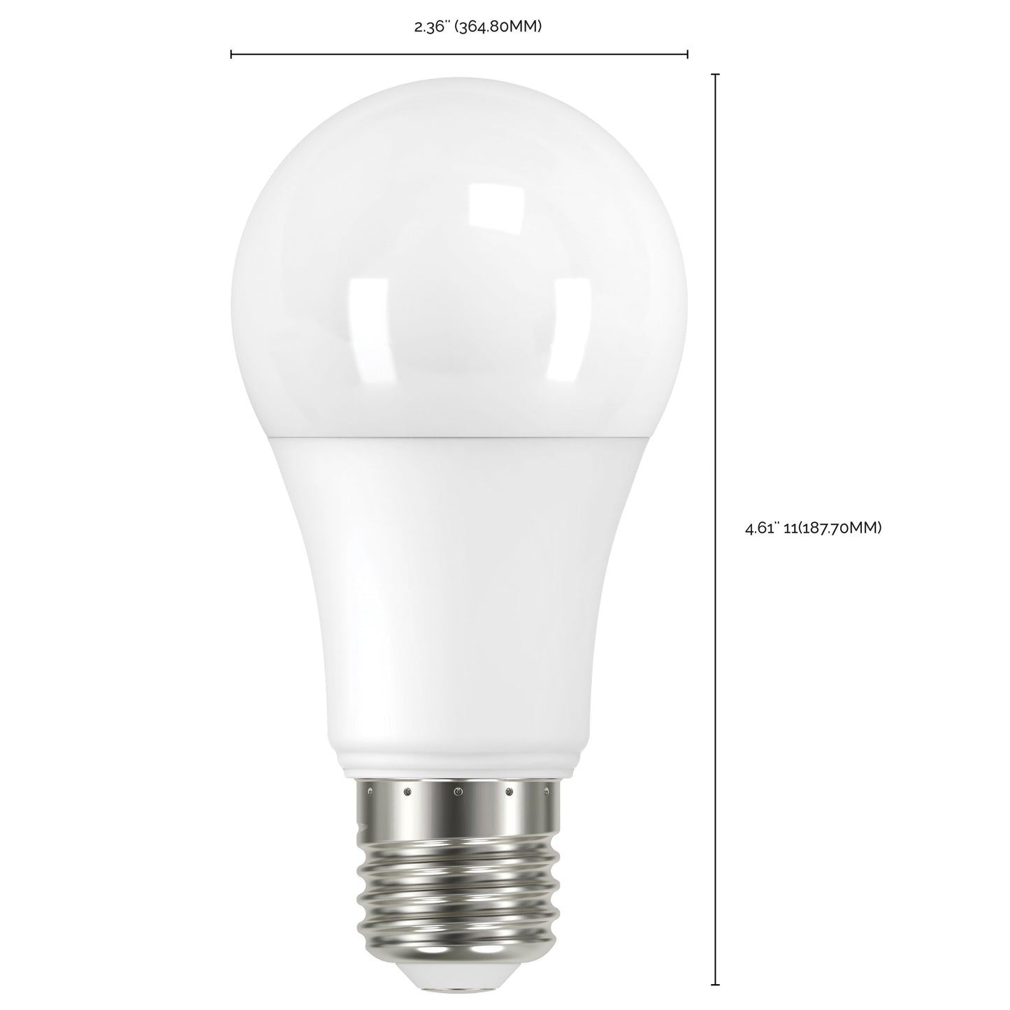 5 Watt; A19 LED Dimmable Agriculture Bulb; 5000K; 120 Volt