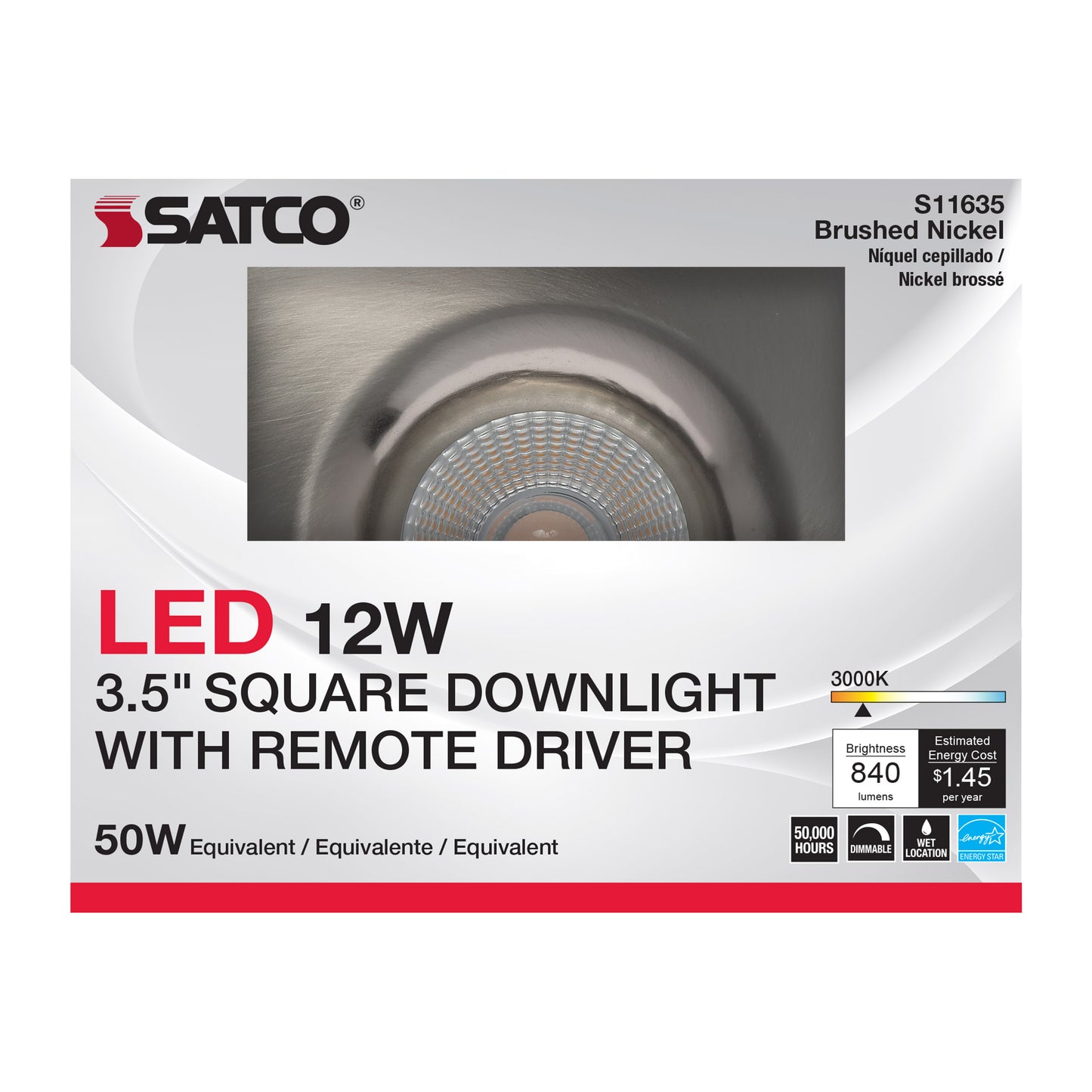 12WLED/DW/DNL3/930/SQ/RD/BN