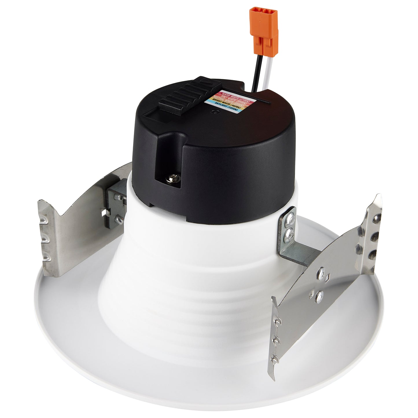 7W 4" Deep Baffle; CCT-Selectable Recessed LED Downlight