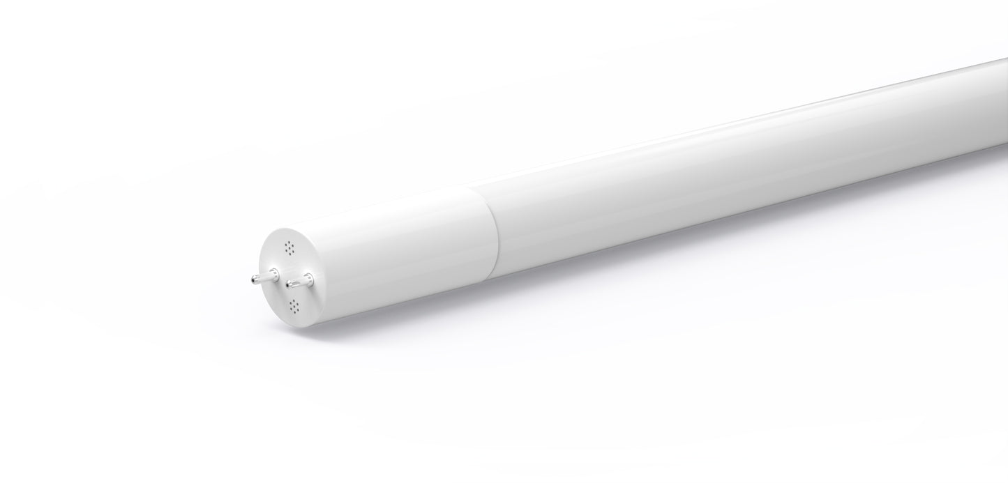 13.5 Watt T8 LED; 5000K; Medium Bi Pin base; 50000 Average rated hours; 1800 Lumens; Dimmable; Type B; Ballast Bypass; Single Ended Wiring