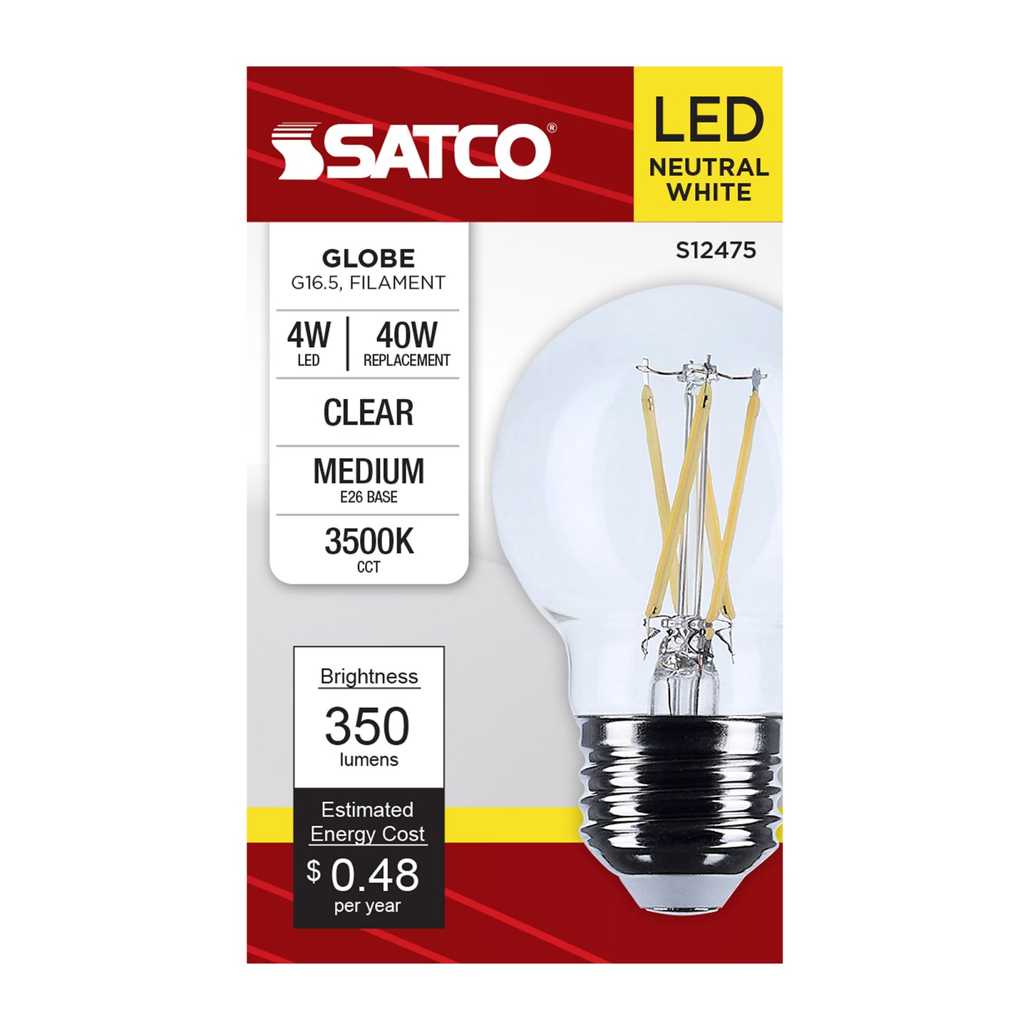 4G16.5/LED/CL/935/120V/E26
