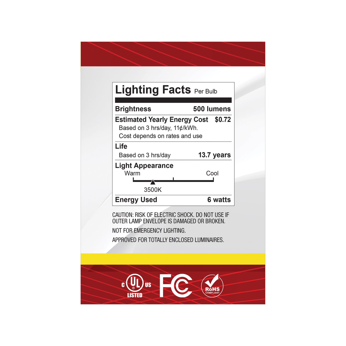 6G40/CL/LED/E26/935/120V