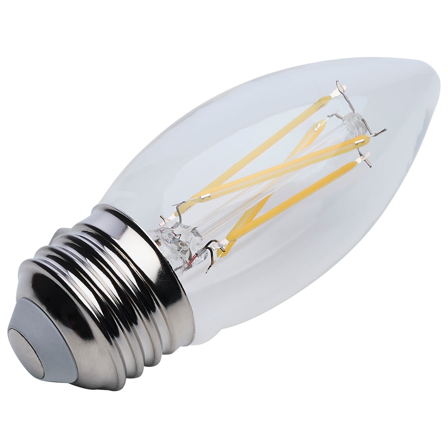 5.5 Watt B11 LED; Medium Base; Clear; 5000K CCT; 120 Volt