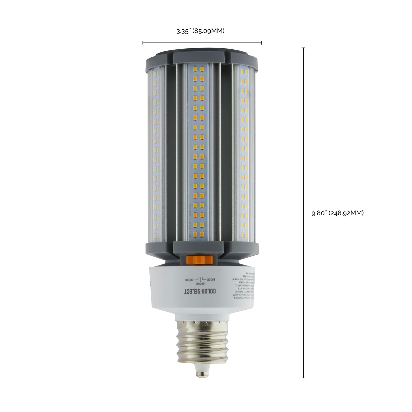 54 Watt; LED HID Replacement; CCT Selectable; Mogul extended base; 100-277 Volt; ColorQuick Technology