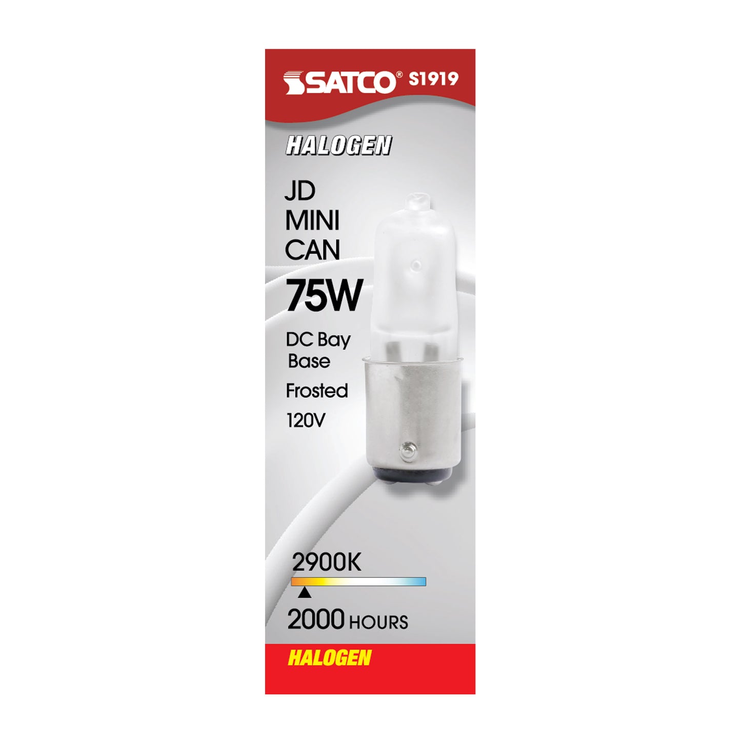 75W D.C. BAY FROSTED 120V.