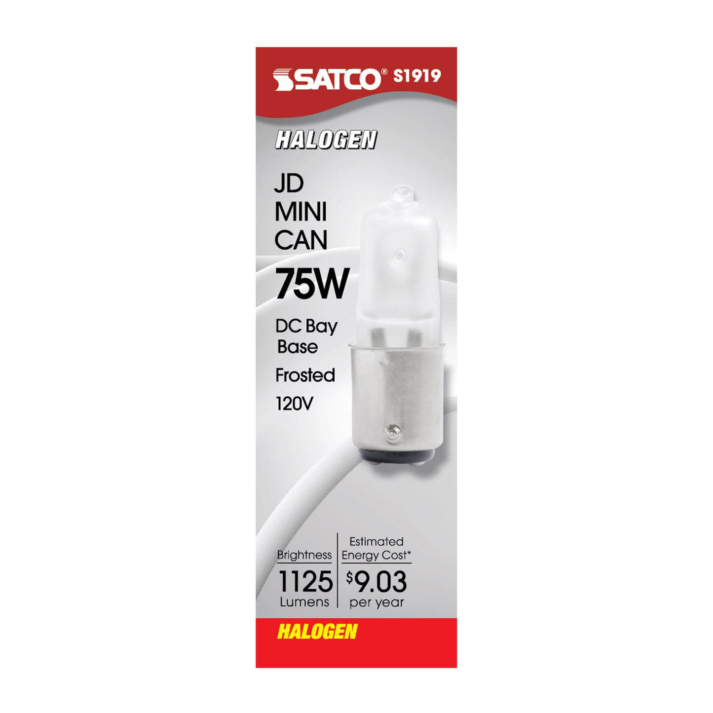 75W D.C. BAY FROSTED 120V.
