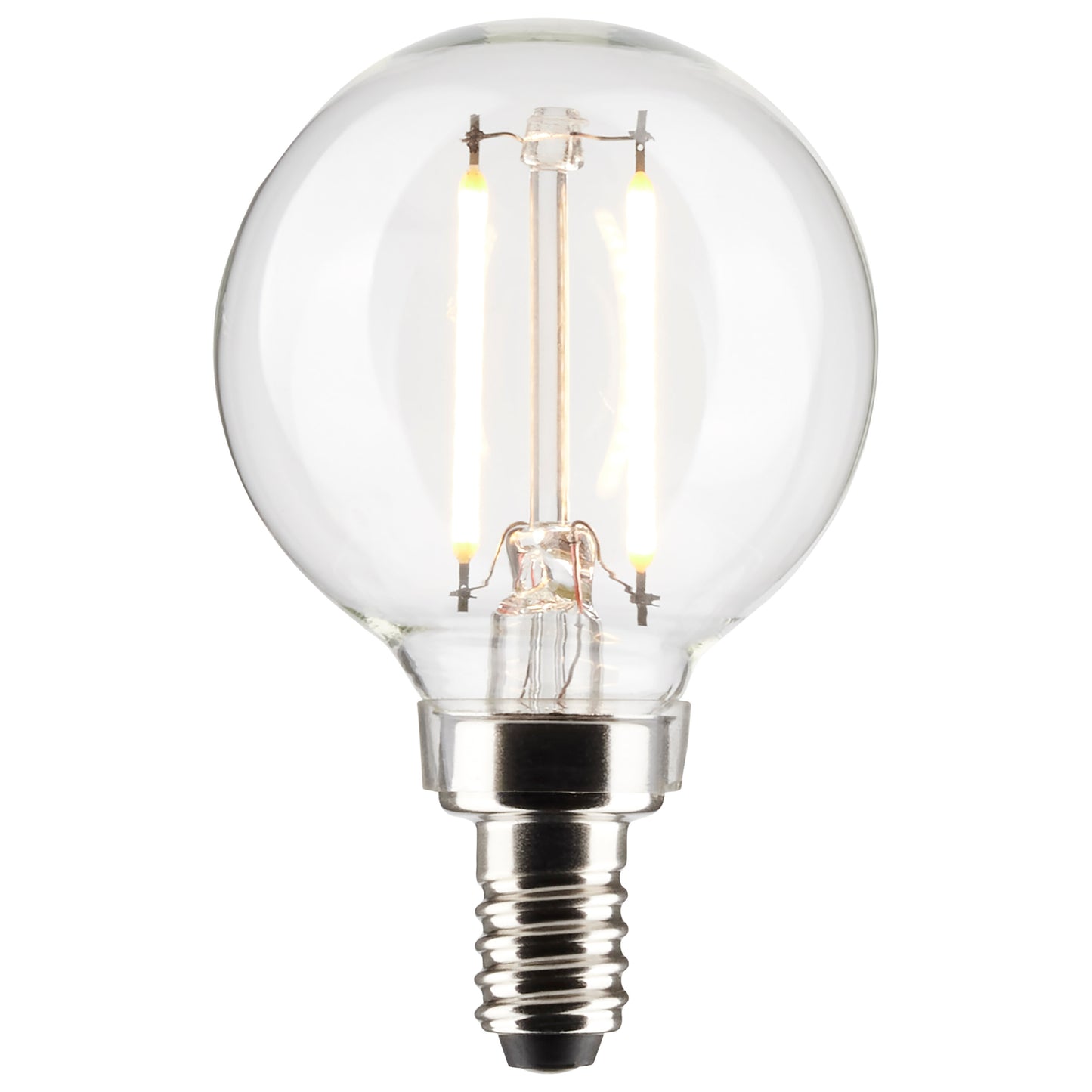 3 Watt G16.5 LED Filament; Clear; Candelabra base; 90 CRI; 4000K; 120 Volt