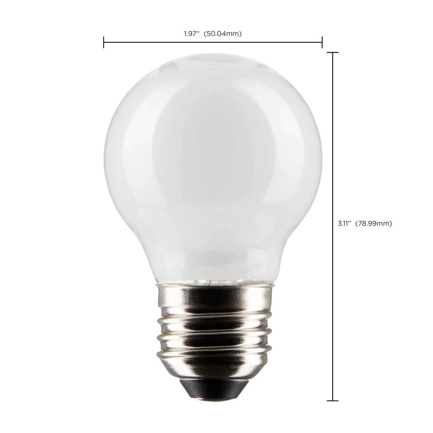 5.5 Watt G16.5 LED Filament; White; Medium base; 90 CRI; 4000K; 120 Volt