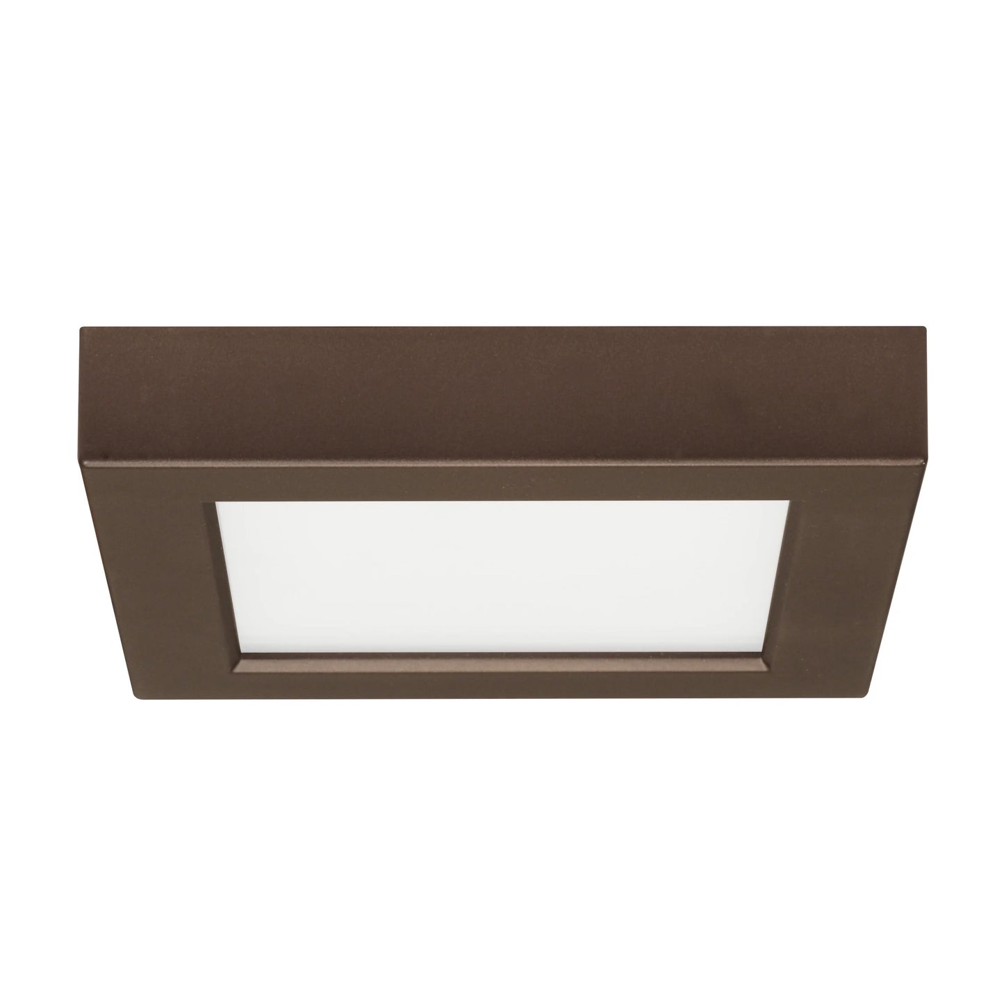 Blink - 10.5W- 5.5" Surface Mount LED - 3000K- Square Shape - Bronze Finish - 120V
