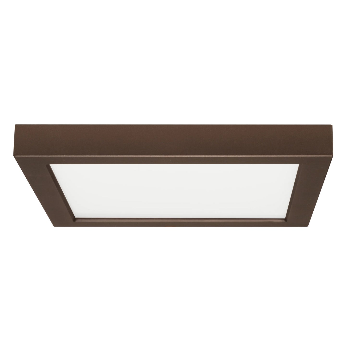 Blink - 18.5W- 9" Surface Mount LED - 3000K- Square Shape - Bronze Finish - 120V