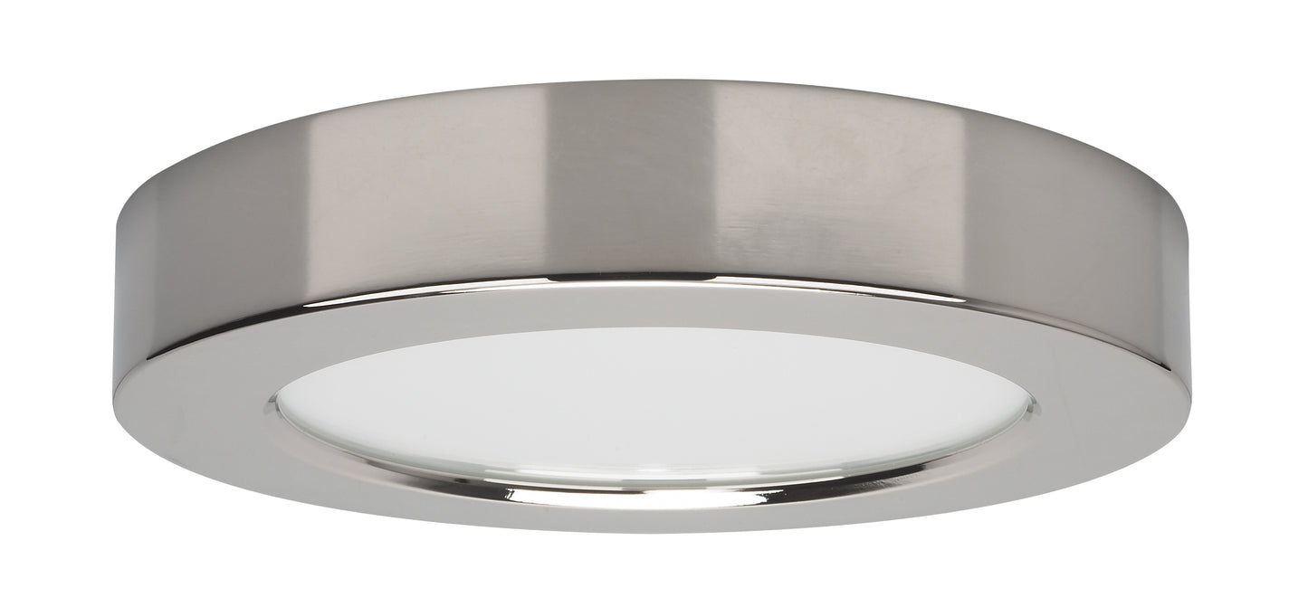 Blink - 10.5W- 5.5" Surface Mount LED - 3000K- Round Shape - Polished Chrome Finish - 120V