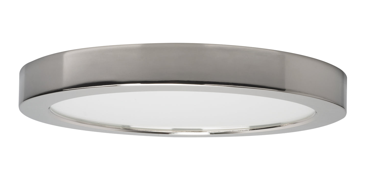 Blink - 18.5W- 9" Surface Mount LED - 3000K- Round Shape - Polished Chrome Finish - 120V