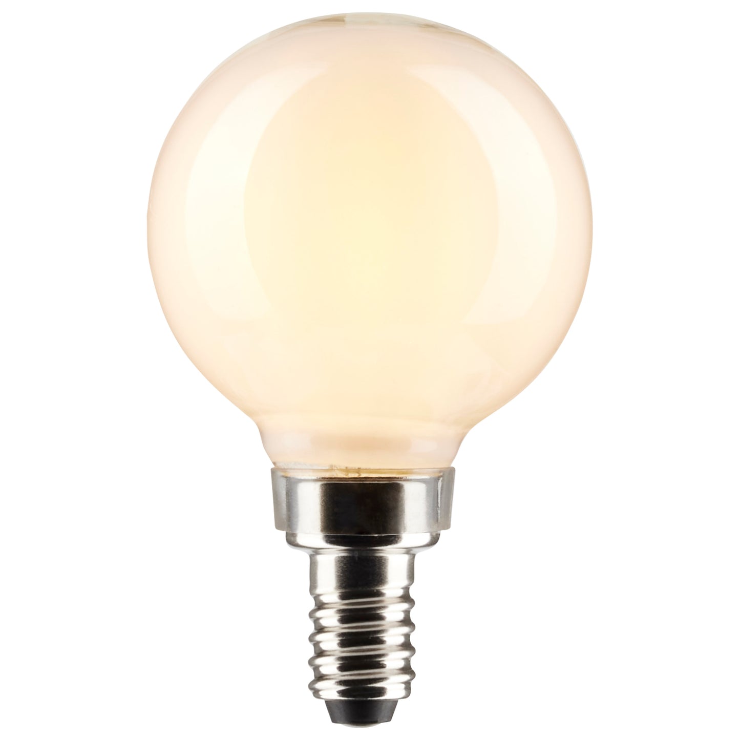 4.5 Watt G16.5 LED Filament; White; Candelabra Base; 5000K; 120 Volt; 2-Card