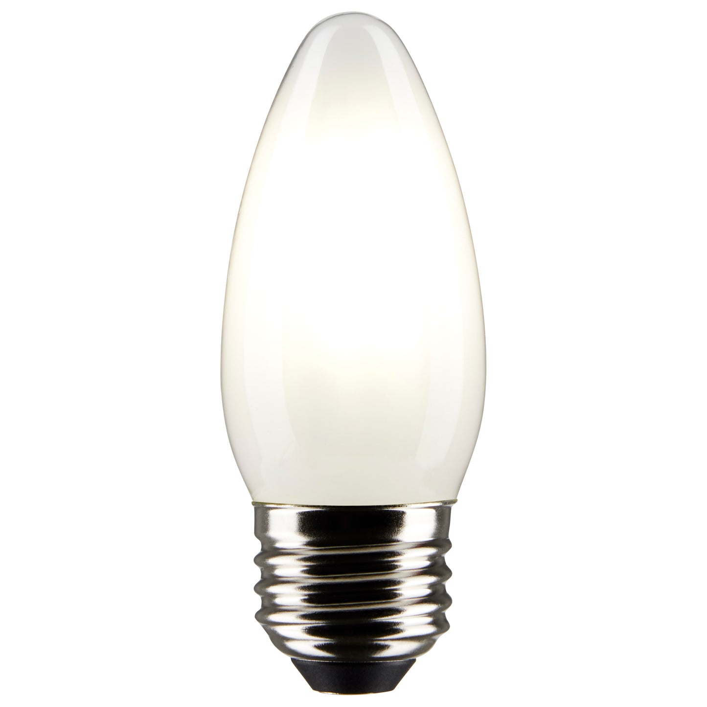 5.5 Watt B11 LED Filament; Frost Finish; Medium Base; 5000K; 120 Volt; 2-Pack
