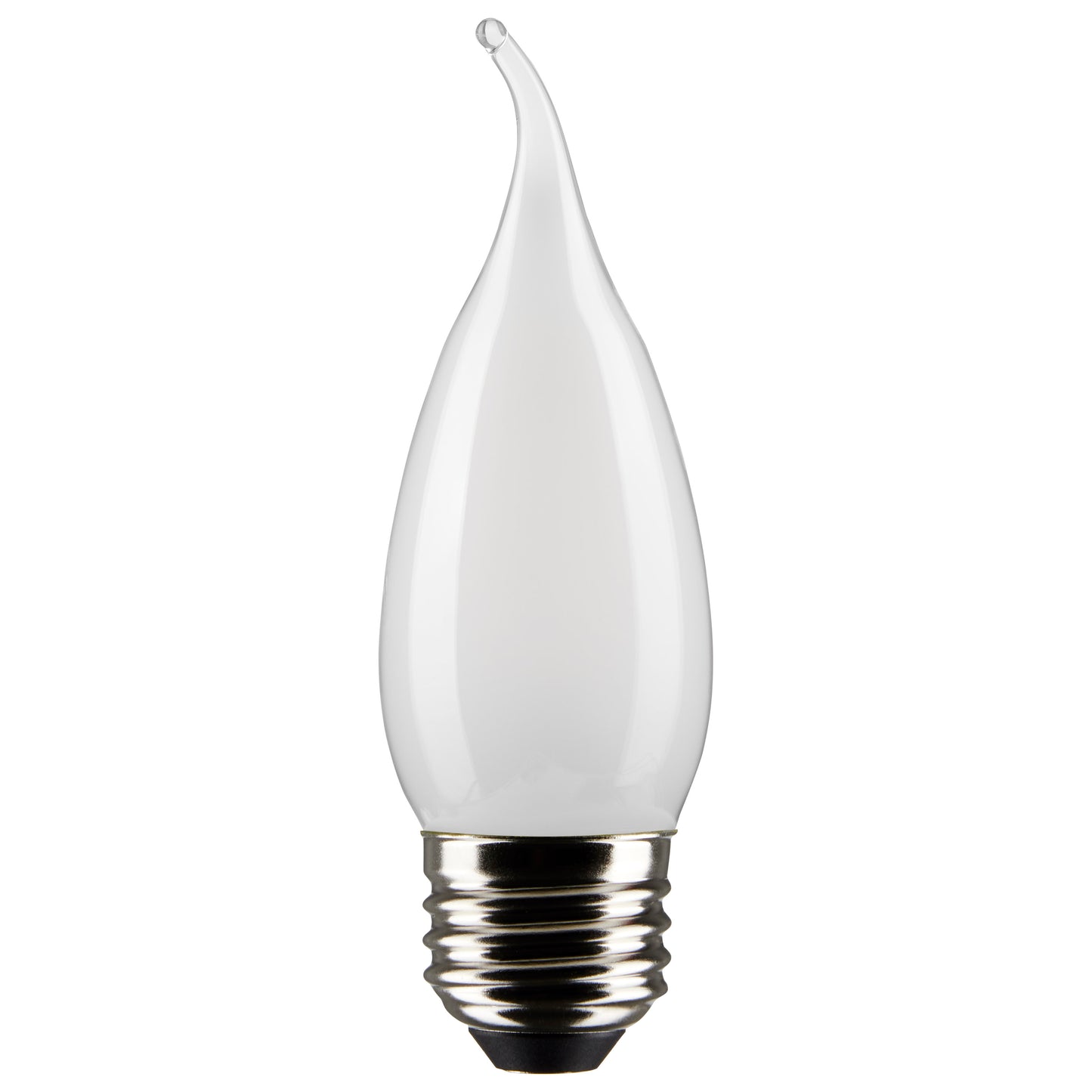 4 Watt CA10 LED Filament; Frost Finish; Medium Base; 5000K; 120 Volt; 2-Pack