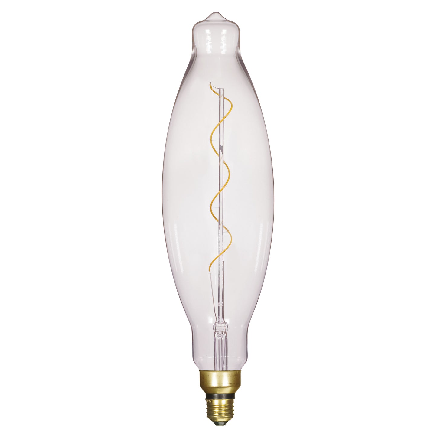 4 Watt BT38 LED vintage style Filament; Clear; 25000 Average rated hours; Medium Base; 120 Volt