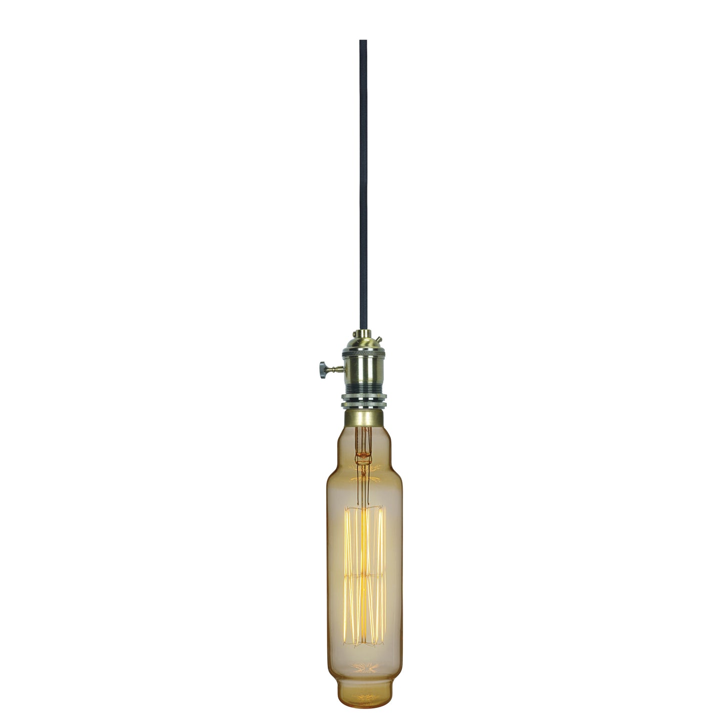 60 Watt T24 Incandescent vintage style; Amber; 2000 Average rated hours; Medium Base; 120 Volt