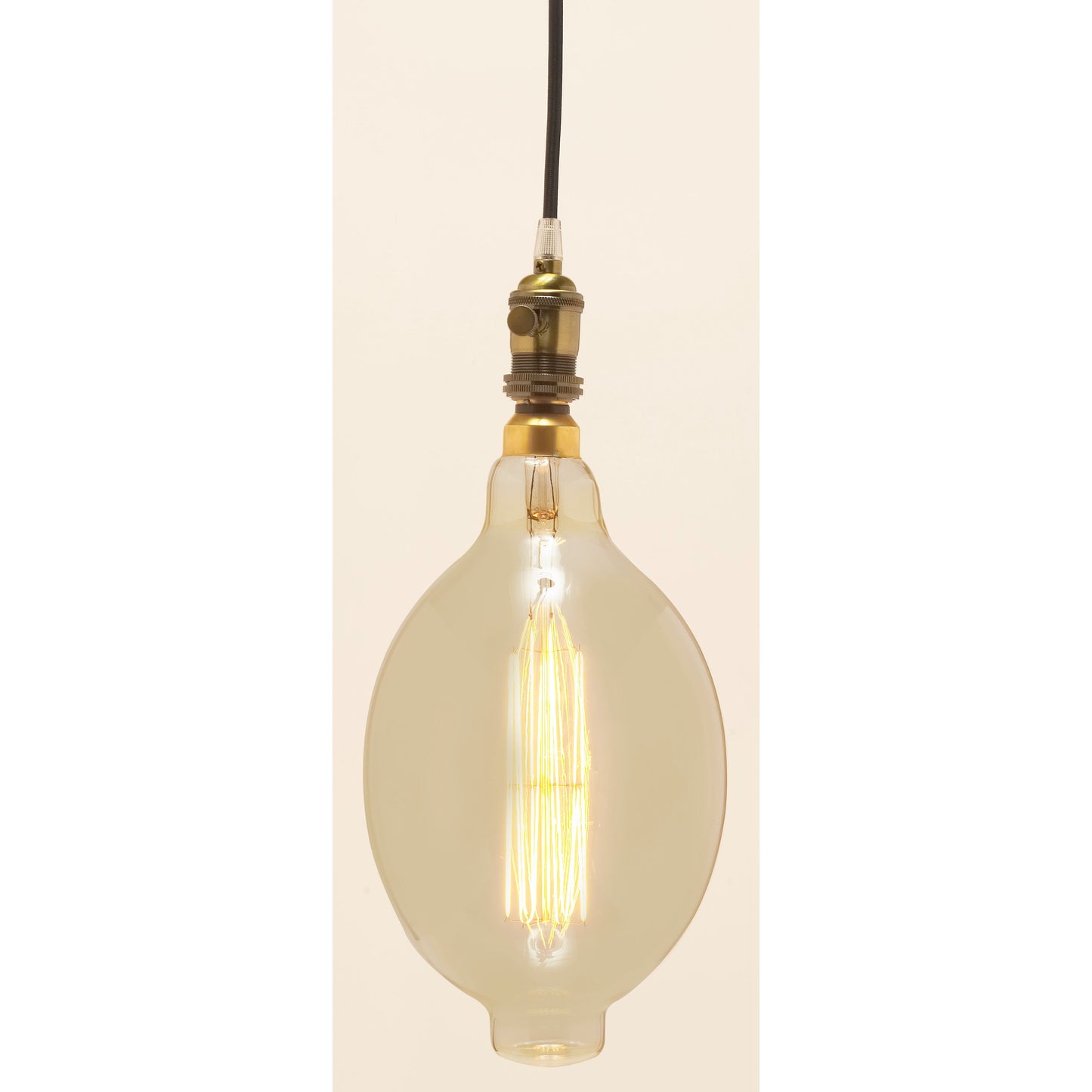 60 Watt BT56 Incandescent vintage style; Amber; 2000 Average rated hours; Medium Base; 120 Volt