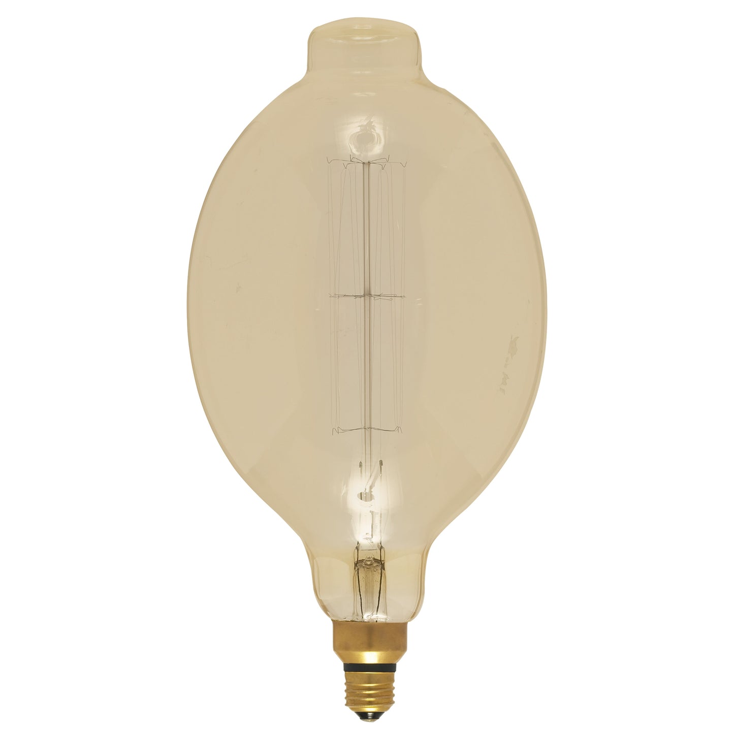 60 Watt BT56 Incandescent vintage style; Amber; 2000 Average rated hours; Medium Base; 120 Volt