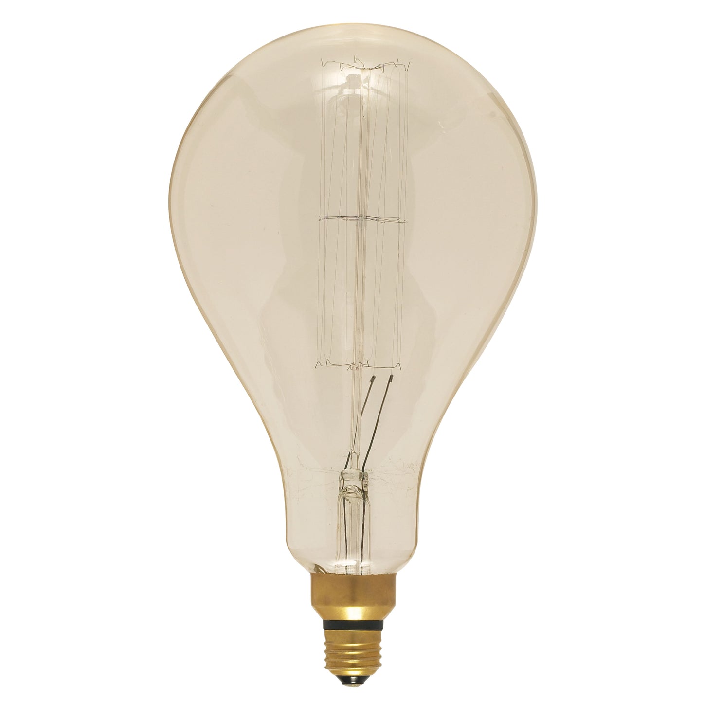 60 Watt PS52 Incandescent vintage style; Amber; 2000 Average rated hours; Medium Base; 120 Volt
