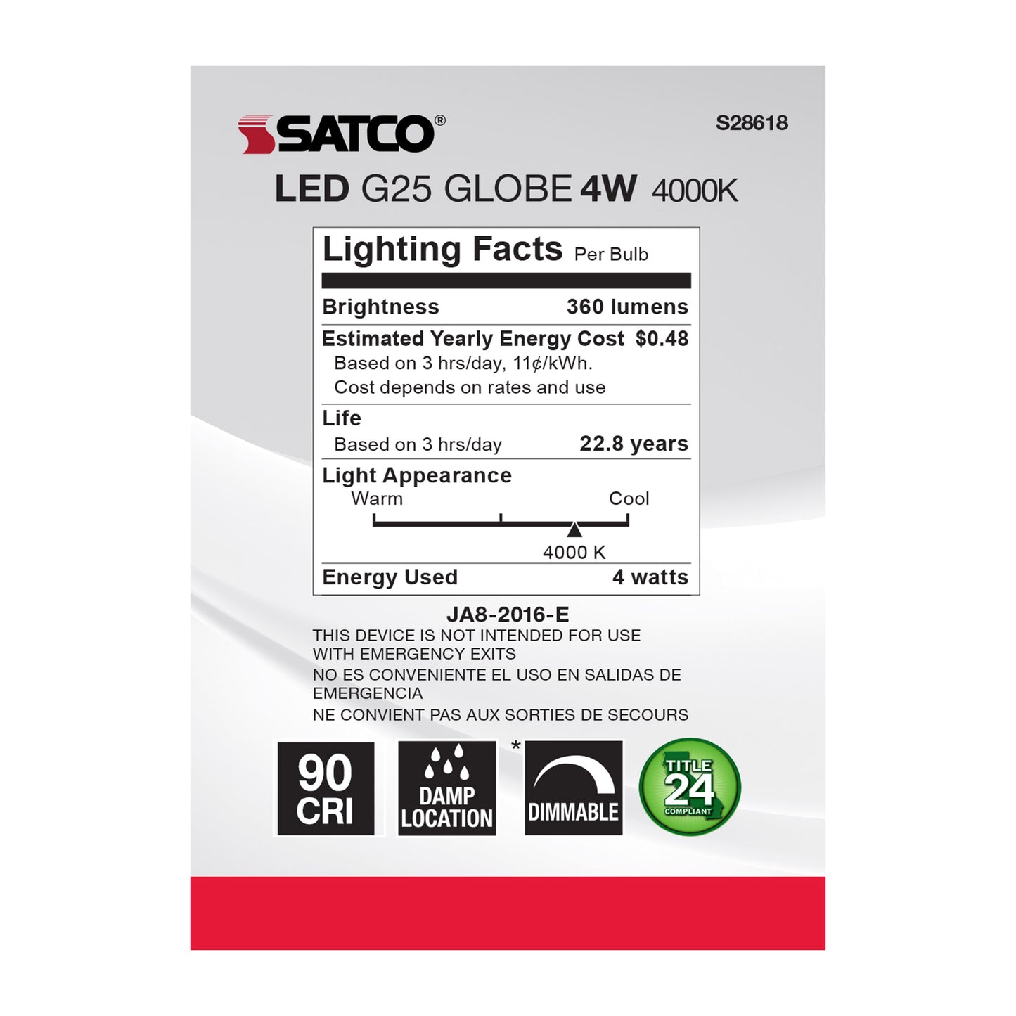 4G25/LED/940/120V