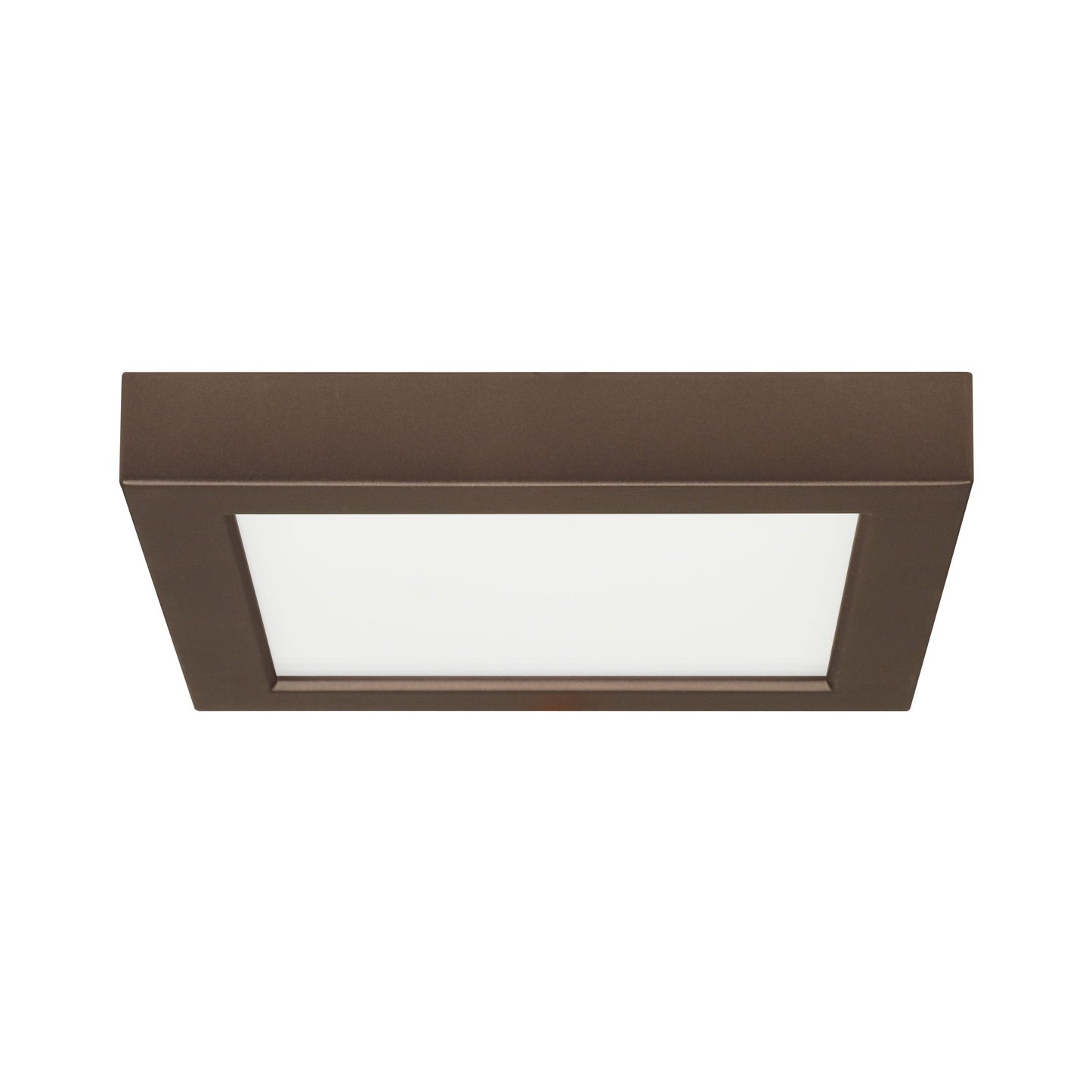 Blink - 13.5W- 7" Surface Mount LED - 2700K- Square Shape - Bronze Finish - 120V